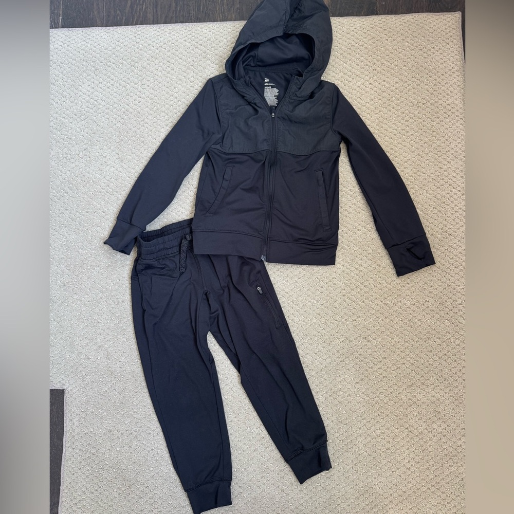 Target All in Motion Black Hoodie and Jogger Set